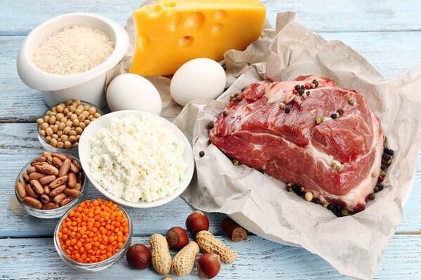 Produkte mit hohem Proteingehalt